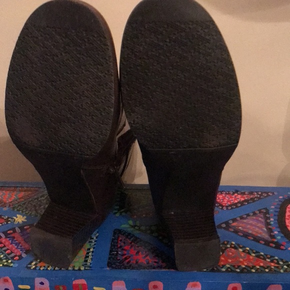 Gino Nicci Brown Leather Ankle Boots Size 6.5 - Picture 7 of 8